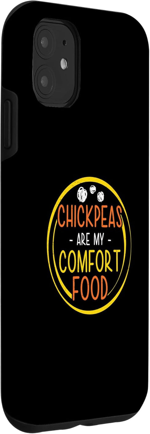 Purely Chickpea Pulse 11 iPhone Funny Chickpeas Are My Comfort Food Chickpea Dish Enthusiast Case
