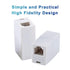 RJ11 Coupler, 2 Pack Telephone Phone Line Connector Coupler RJ11 6P4C Inline Keystone Jack Female to Female Adapter
