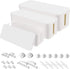 Naeety Cable Organizer Box Set of Three, Power Cover Cord Holder Surge Protector