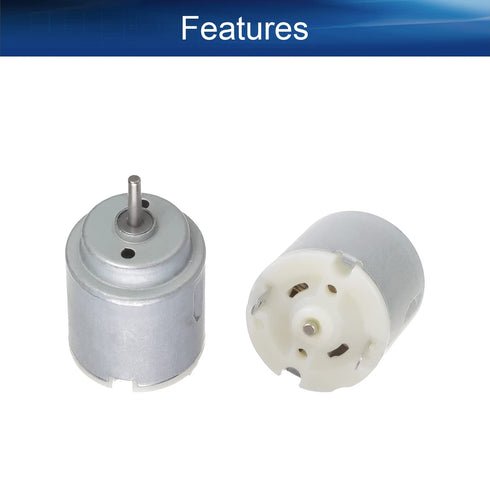 3V 14000RPM 2Pcs Fielect DC Motor Electric Motor Micro Motor Round Shaft for DIY Airplane RC Boat Toys Model DIY Hobby