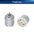 3V 14000RPM 2Pcs Fielect DC Motor Electric Motor Micro Motor Round Shaft for DIY Airplane RC Boat Toys Model DIY Hobby