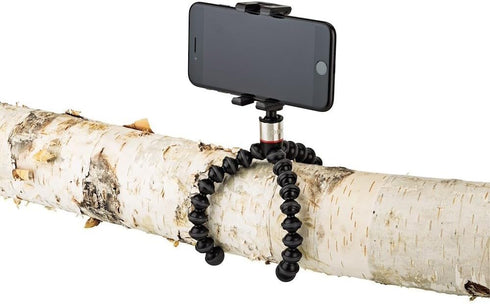 JOBY GripTight ONE GP, Universal Phone Holder, Magnetic GorillaPod Flexible Small Tripod for Smartphone, Foldable and