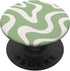 Matcha Green Retro Swirl 60s 70s Design PopSockets Standard PopGrip