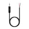 Fancasee 3 ft 3.5mm Male Plug to Bare Wire Pigtail TRS Stereo Audio Cable Adapter for Headphone Repair