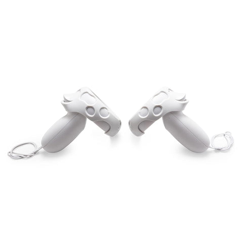 VR Cover Halo Controller Protector Set for Meta Quest 2 in Light Grey