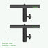 T-Bar Lighting Extension DJ Lighting Stand, Cross Bar for Speaker Stand Tripod Mount