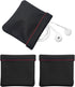 3pcs Earphone Pouch PU Leather Headphone Storage Bag, Universal Spring Bag Closure for Storing Earphones, Coins