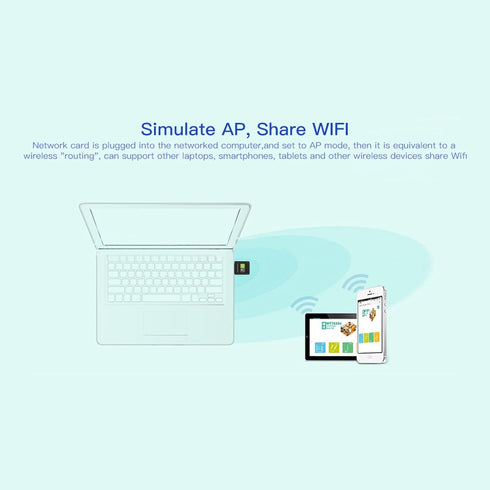 Free Driver USB Wifi Adapter for PC, AC600M USB Wifi Dongle 802.11ac Wireless Network Adapter for Desktop Laptop