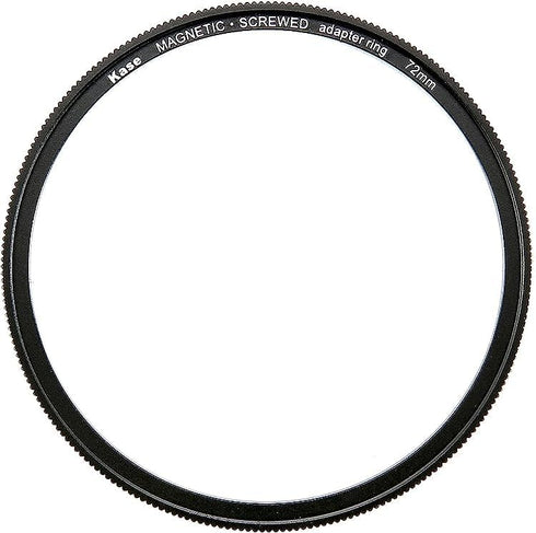 Kase 72mm DIY Female Adapter Ring - Converts Screw-in Filter to Magnetic