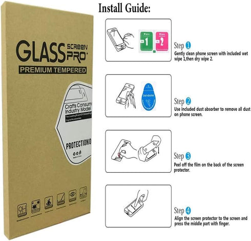 Screen Protector for Unihertz 8849 Tank 3 (6.79")(4 Pack), 9H Hardness Tempered Glass HD Anti-Scratch Film for Unihertz