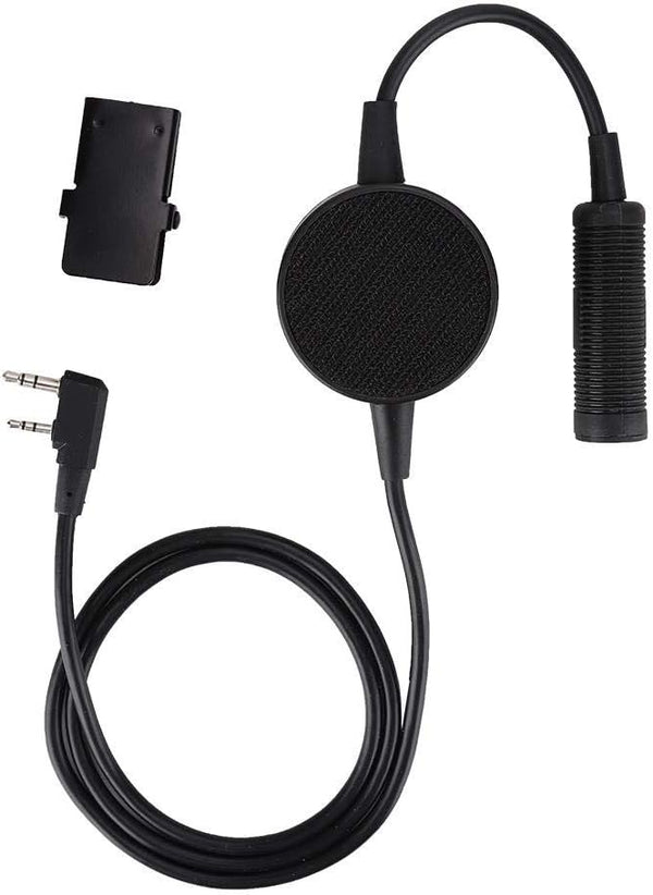 Walkie Talkie Earpiece Headset with Mic, 2 Pin Acoustic Tube Mic PTT TCI Earphone for Motorola, Kenwood Two Way Radio