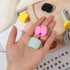 10Pcs Colorful Silicone Cable Winder, Portable Travel USB Charger Holder for Desk Organizer Clamp Wire Management