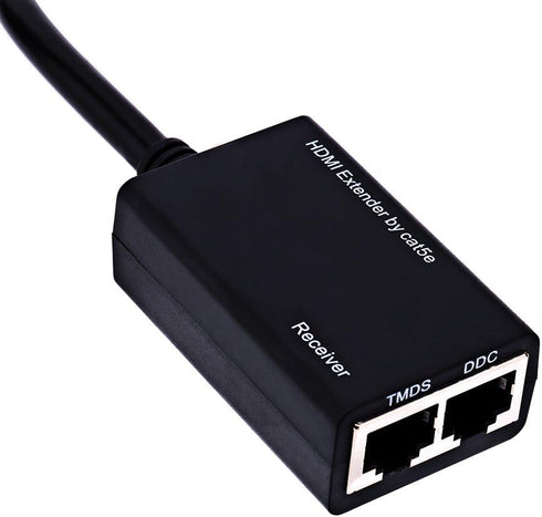30M HDMI Extender Repeater by CAT5e, Sender + Receiver, TMDS DDC Over RJ45, Supports 1080P