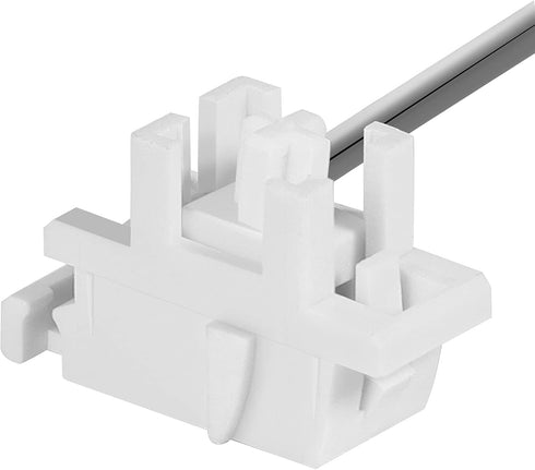 ZugGear White Plate Mount Stabilizers 2U 6.25U 7U for Cherry MX Compatible Mechanical Keyboards (DUROCK White Plate Mount 60/87 Keyboard Kit)