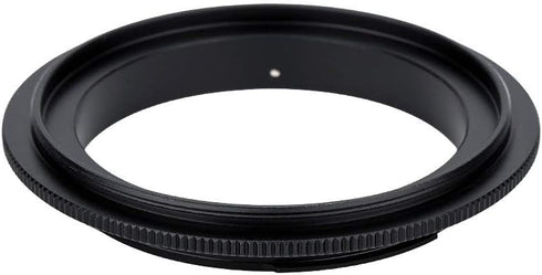 58mm Macro Lens Reverse Ring Adapter for Canon EOS Rebel T6 T7 T5 SL3 SL2 T8i T7i T6i T6s T5i 2000D 4000D 90D 80D 70D with EF-S 18-55mm Kit Lens & More Canon DSLR Cameras with 58mm Filter Thread Lens