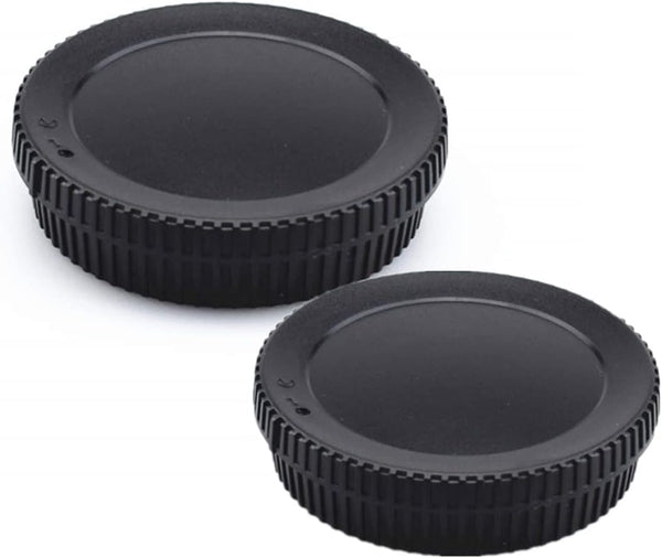 Body Cap & Rear Lens Cover for Nik Z Mount Camera Lens Z7II Z6II Z50 Z6 Z7 Replaces LF-N1 BF-N1 (2pcs)