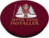 Septic Tank Installer Christmas Classic Female Nutcracker PopSockets Standard PopGrip