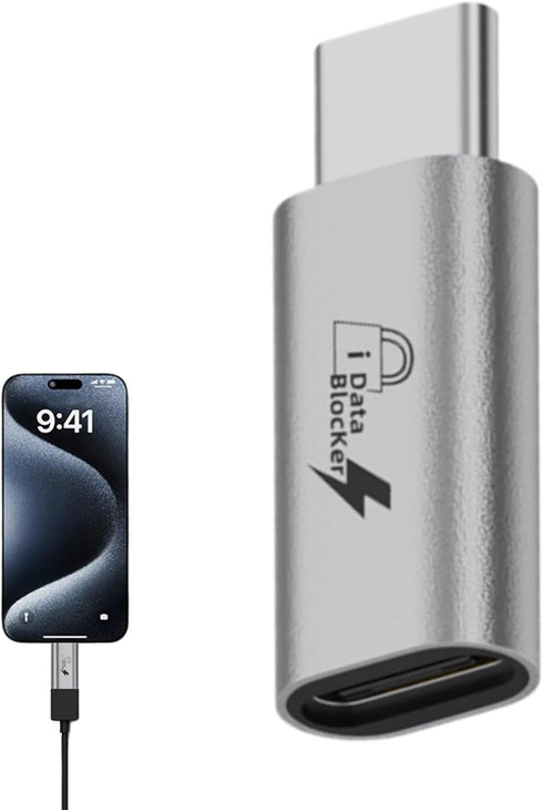 Generic USB Adapter Compact Protective Connector Preventing Data Theft During Charging, Reliable Portable Security Tool