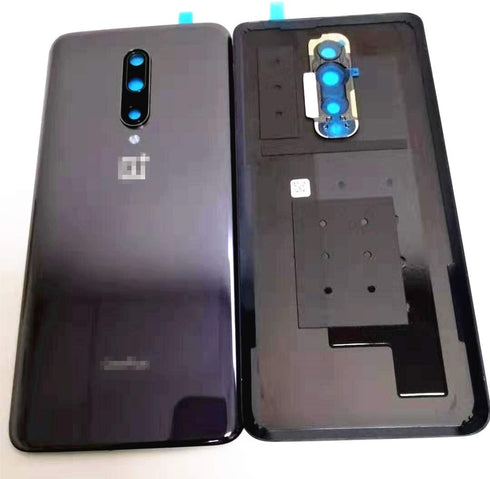 Battery Back Cover Rear Panel Glass + Camera Lens for Oneplus 7 Pro 6.67" GM1911 GM1913 GM1917 GM1910 GM1915