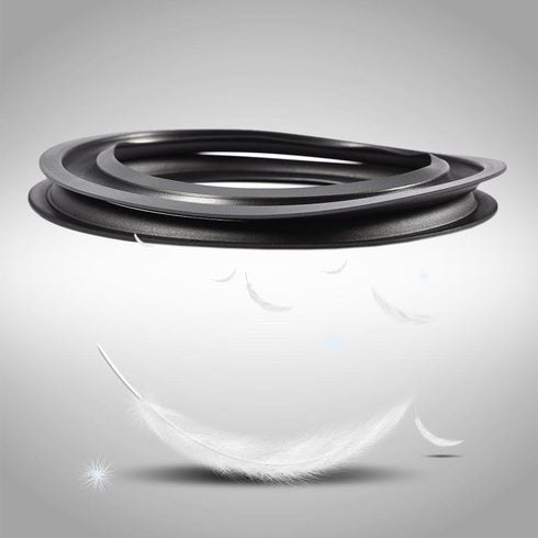 2pcs 6 Inch Perforated Rubber Speaker Foam Edge Surround Rings for Speaker Repair or DIY Replacement Parts