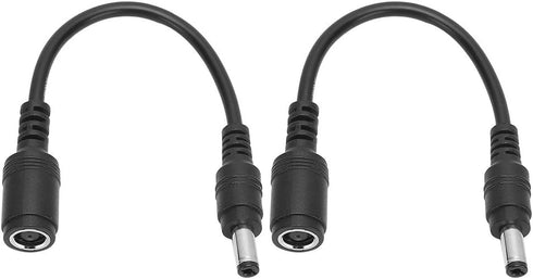 2Pcs Converter Cable, 7.4x5.0mm Female to 5.5x2.5mm Male, Premium ABS Material, Durable and Sturdy for Short Distance