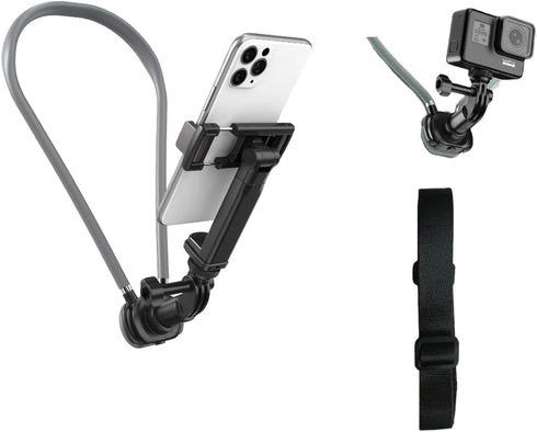 Chapter Seven Neck Hanging Phone Holder,Hands Free POV/Vlog Chest Camera Phone Holder for Video