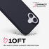 tech21 17 EvoLite Case for iPhone Black | Slim Protective Case | Impact Protection | Wireless Charging Compatible