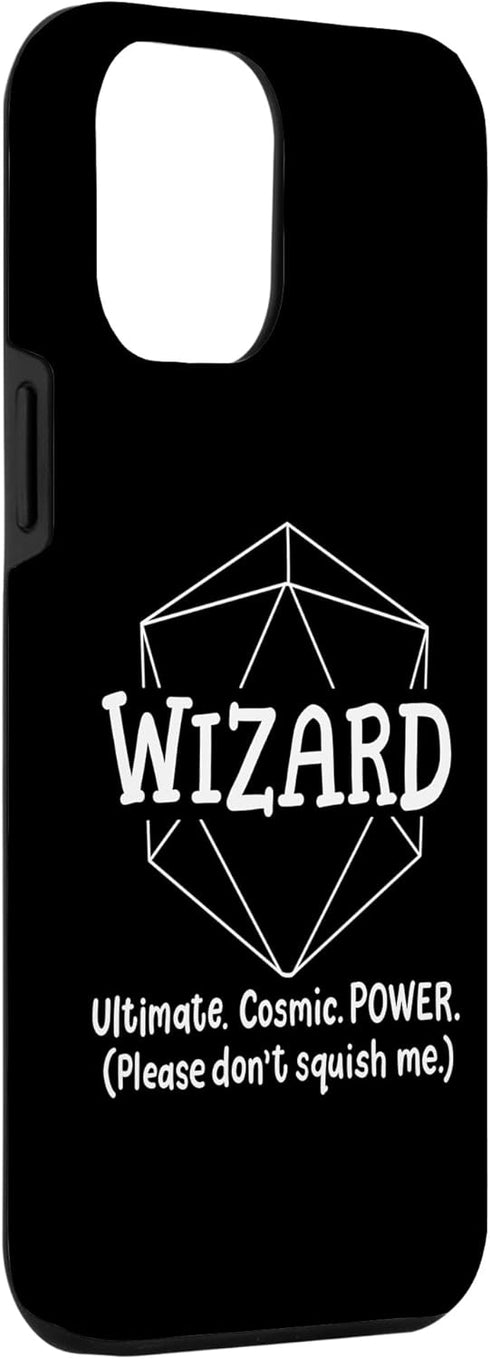 iPhone 14 Pro Max Case: Wizard Funny Character Joke for RPG Gamer