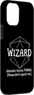 iPhone 14 Pro Max Case: Wizard Funny Character Joke for RPG Gamer