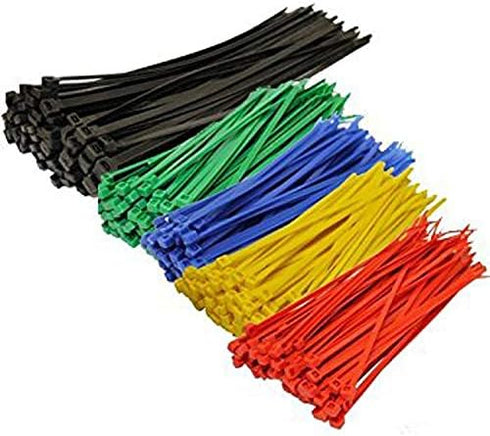 4 Inch Blue Zip Ties, 100 Pieces, 18lb Strength Nylon Cable Wire Ties