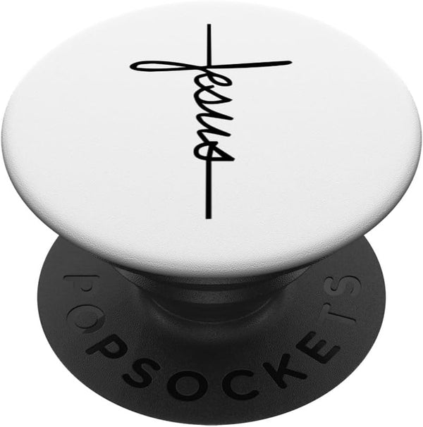 Jesus - Lovely Christian Gift Idea for Believers PopSockets Standard PopGrip: Swappable Grip for Phones & Tablets