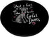Funny Great Dane Dog Owner PopSockets PopGrip, Swappable Grip for Phones & Tablets