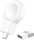 2024 Upgrade Magnetic Portable Charger for Apple Watch, USB C & USB A Fast Wireless Charging for iWatch Series