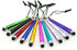 TCD 10 Colorful Long Mini Baseball Stylus Pens for Universal Capacitive Touch Screens