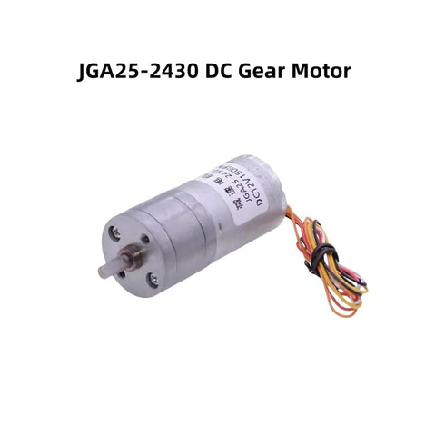 RNUDBLSK 12V24V JGA25-2430 Toy(88rpm,12V) DC Gear Motor Brushless Full-Metal Gear Long-Life Low Speed DIY Model Robot