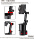 Car Cup Holder Phone Mount, Universal Auto Cell Phone Stand with Drink Expand Cup Holder, 2 in 1 Multifunctional with