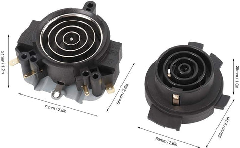 Yosoo Thermostat Temperature Control Switch Electric Kettle Parts Thermostat Switch KSD688-5 Plus Kettle Base KSD368-5 Replacement Part by Yosoo