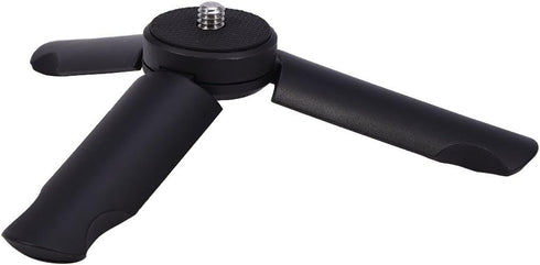 CCYLEZ Camera Tripod Stand Mount, Compact Desktop Tabletop Stand Mini Tripod Black, Portable Mini Tripod Stand Mount