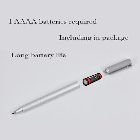MPP 1.51 Pen (3V2X4AA) for HP Envy 360, Stylus Pen with 1024 Pressure Sensitivity & Palm Rejection, Silver