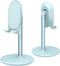 Bright Stone Adjustable Phone Stand for Desk, Compatible with 4"-12.9" Phones/Tablet/iPhone/iPad/Switch (Blue)