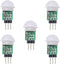 HC-SR312 AM312 Mini PIR Human Body Motion Sensor Module, Pyroelectric Infrared Distance Detector, Pack of 5