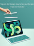 Keyboard Case for iPad 10th Generation 2022, 10.9 Inch with Bluetooth Concave Key Magnetic Detachable Cover