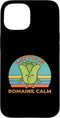 Cat Pun Lettuce Romaine Calm Kid Humor Lettuce Romaine Calm Cat Pun Kids Funny Case for iPhone 15