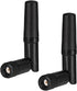 Eightwood M.2 2.4GHz 5GHz 10in M.2 WiFi Card Antenna Small WiFi Antenna + RP-SMA Cable + Computer Slot Bracket for NGFF