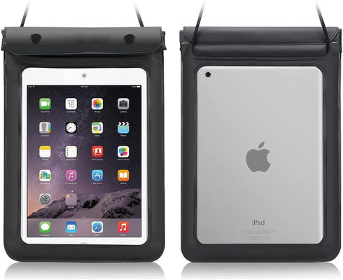 7-8.7 Inch Tablet Universal Waterproof Bag, Dry Pouch with Lanyard for Samsung Galaxy Tab A7 Lite 8.7 , iPad Mini 4,