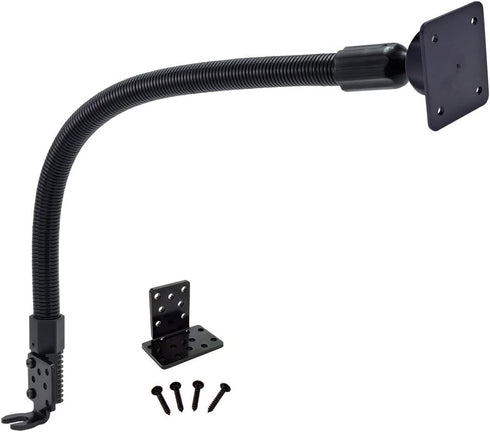 ARKON Mounts Car or Truck Seat Rail or Floor Mount for Satellite Radios, Flexible 22" Gooseneck Arm