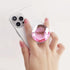 ZOSTLAND Bling Bling Crystal Phone Ring,Universal 360°Adjustable Phone Case Finger Grip Stand Holder Desk Stent Mount Car Hook Compatible with iPhone15 14 13 12 11 XS MAX Plus iPad Samsung (1PC Pink)