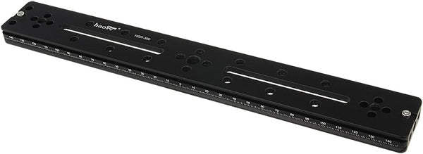 Haoge HQR-300 300mm Multi-Purpose Dual Dovetail Quick Release Extender Rail for Camera Tripod
