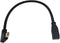 Duttek 12 Inch Mini DisplayPort Cable, Left Angled Male to Female, Supports 4K x 2K Resolution, HBR2 Bandwidth Up to