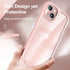 TAURI 3 in 1 for iPhone 13 Case Pink, Military-Grade Drop Protection Slim Shockproof Lanyard Case 6.1 inch